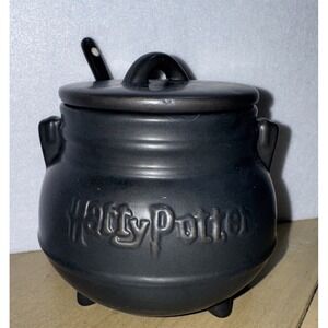 Harry Potter‎ Cauldron With Spoon And Lid Black Ceramic